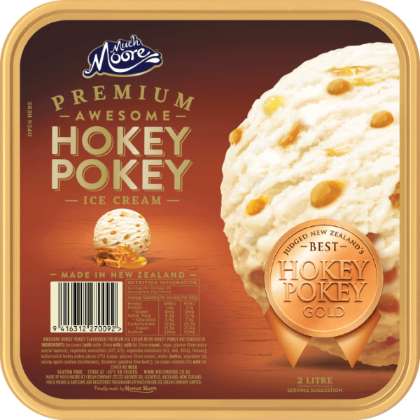 Much Moore Awesome Hokey Pokey Ice Cream 2L