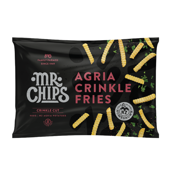 Mr Chips Agria Crinkle Cut Fries13/15mm, 900g (12x900g)
