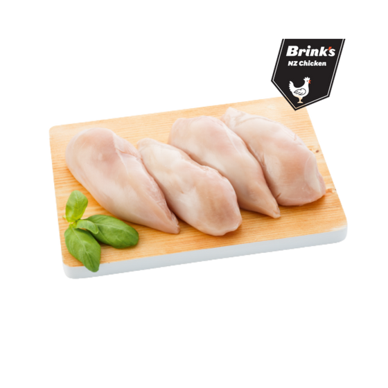 Brinks NZ Cage Free Chicken Breast SL 12kg