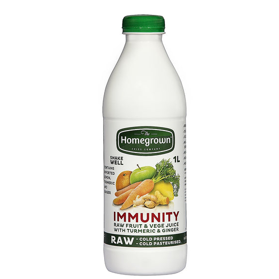 1L Homegrown RAW cold pressed IMMUNITY Fruit and Vege Juice