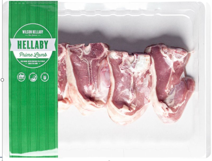 (DIS) Hellaby LAMB LOIN CHOPS 
410gm-550g  $31-$42 PER PACK 
 Price below per/KG