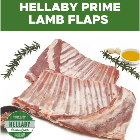 Hellaby Prime Lamb Flaps 20kg per Carton Price per Kg (Carton purchase only)