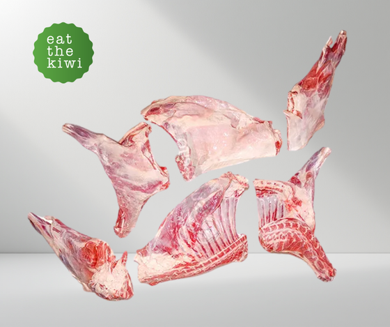 Frozen, Mildura Goat Meat Bone In, 6-way cut, under 12kg (average 19-20kg carton)