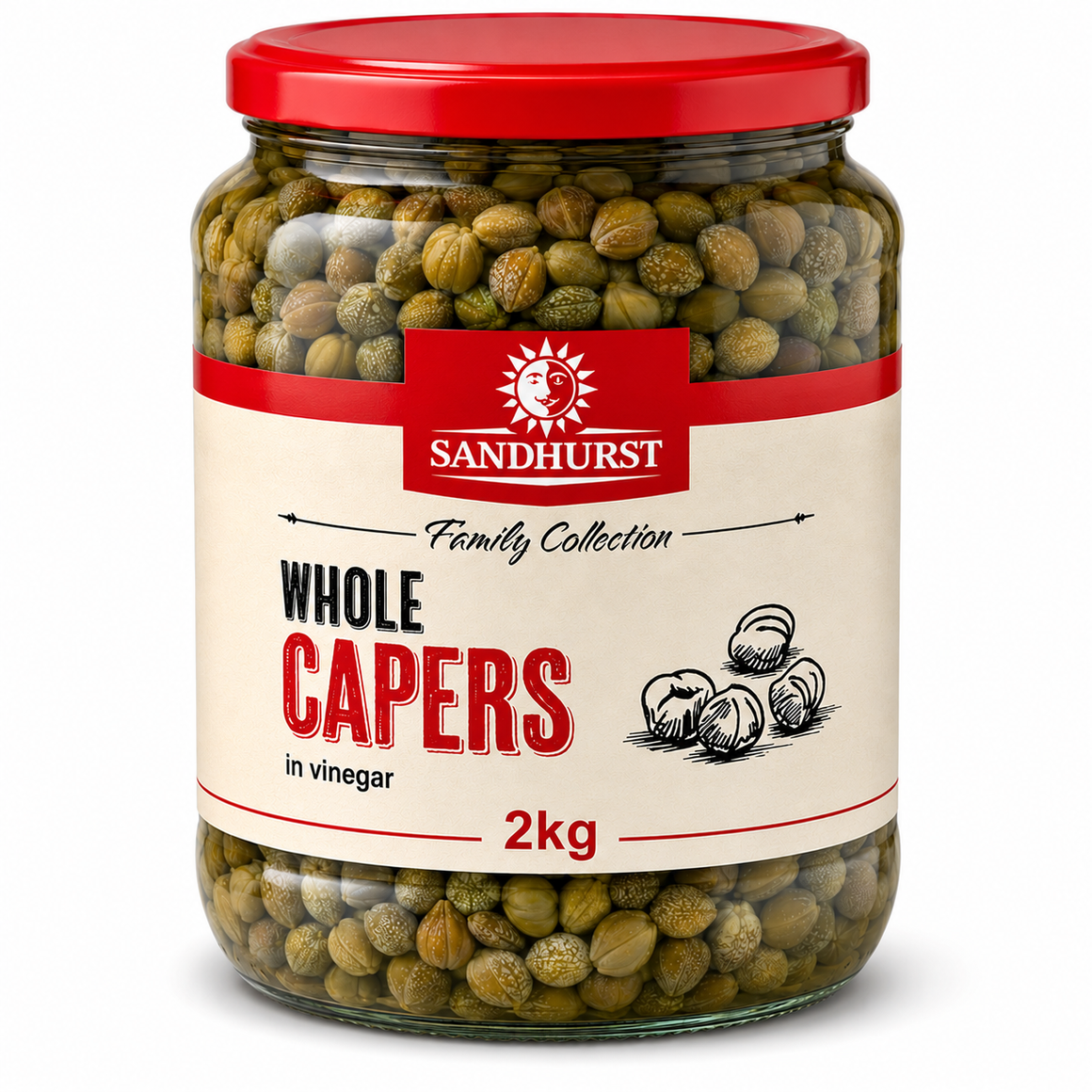 Sandhurst Capers 2kg