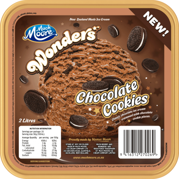 Much Moore MARVELS Wonders Chocolate Cookies & Fudge 2L