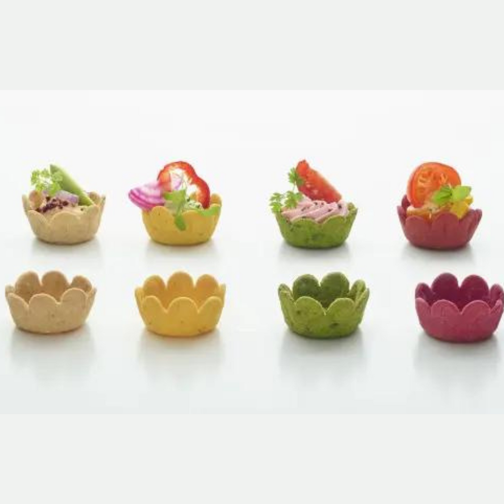 Vege Flower Cup, 3x1.5cm x 96pc
Vegan