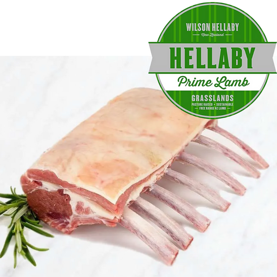 Hellaby NZ Prime Lamb Frenched Rack 1-2 Per Vac Pack price per KG