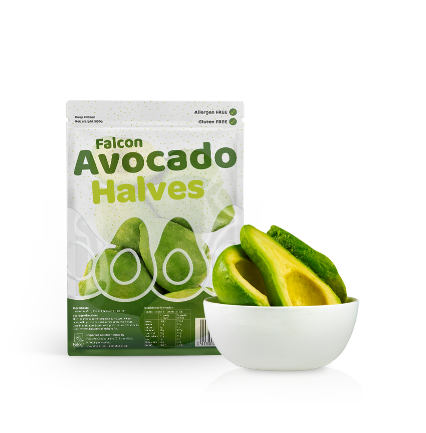 NZ Falcon Frozen Avocado Halves 500g