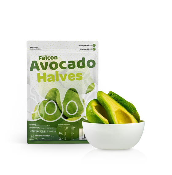 NZ Falcon Frozen Avocado Halves 500g