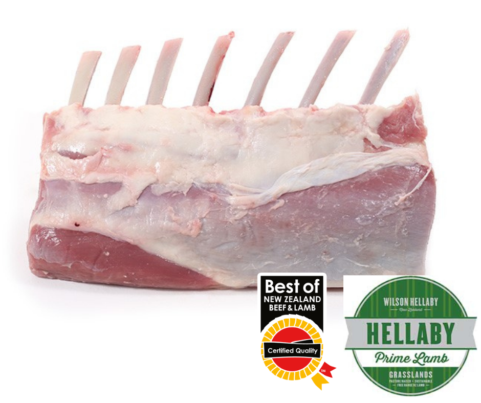 Hellabys Lamb CFO French Rack Cap On Price per Kg Average weight  750g 2 x racks