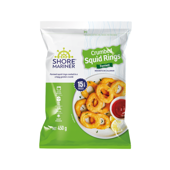Squid Rings Crumbed  450g
