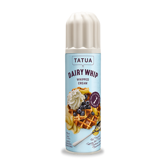 Tatua Whipped Cream, lightly sweet 250g (12x250g)