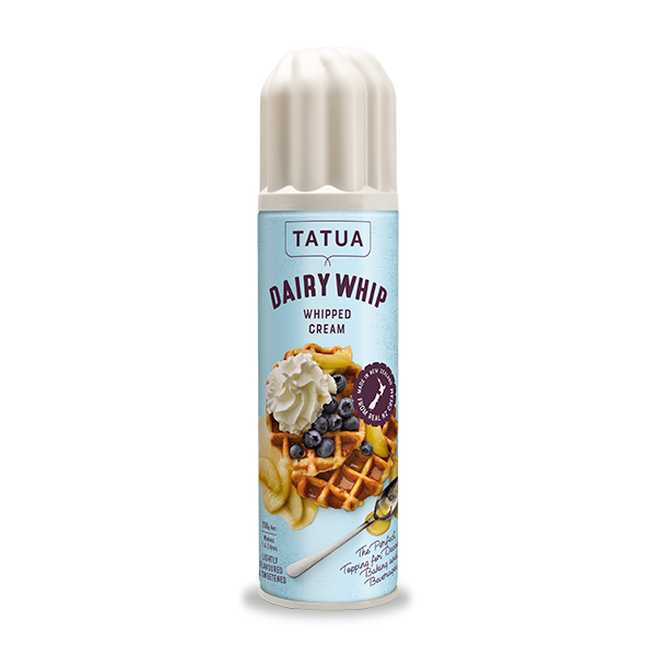Tatua Whipped Cream, lightly sweet 250g (12x250g)