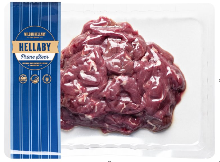 (DIS) Hellaby BEEF STIRFRY 318gm-510gm  $19-$31 PER PACK 
 Price below per/KG