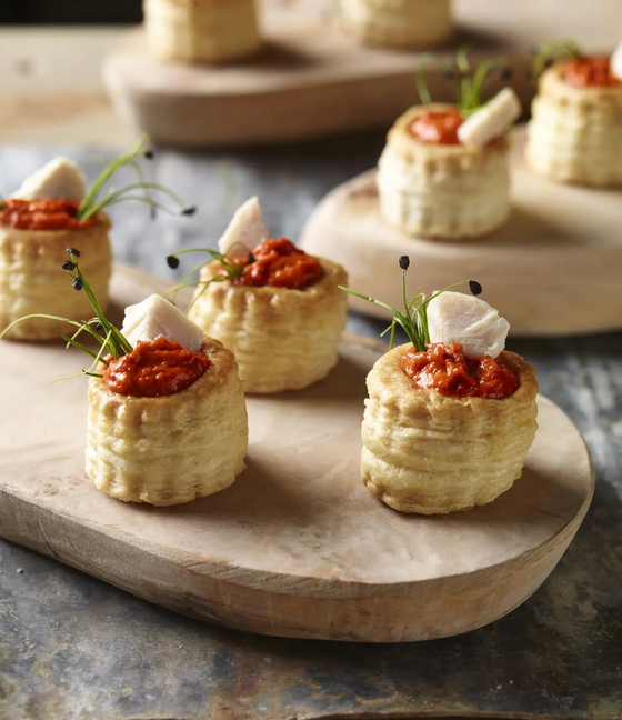 Mini Vol Au Vent, 2.5x2cmx96pc