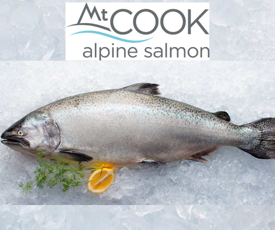 (2413) Whole NZ king Salmon Vac Pack Average Size 1.7- 2.2 kg each, Price per kg
