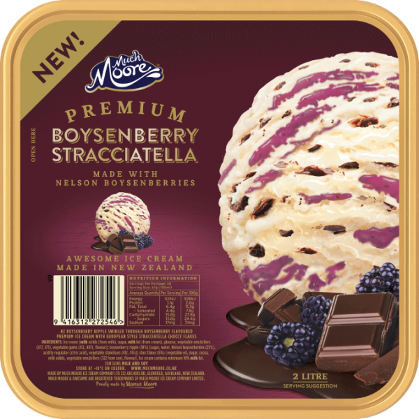 Much Moore Awesome 2L Boysenberry Straciatella
