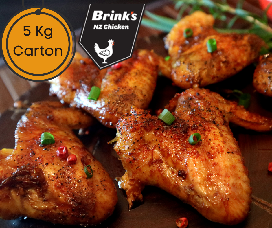 NZ A Grade Brinks Chicken Wings 5Kg Carton