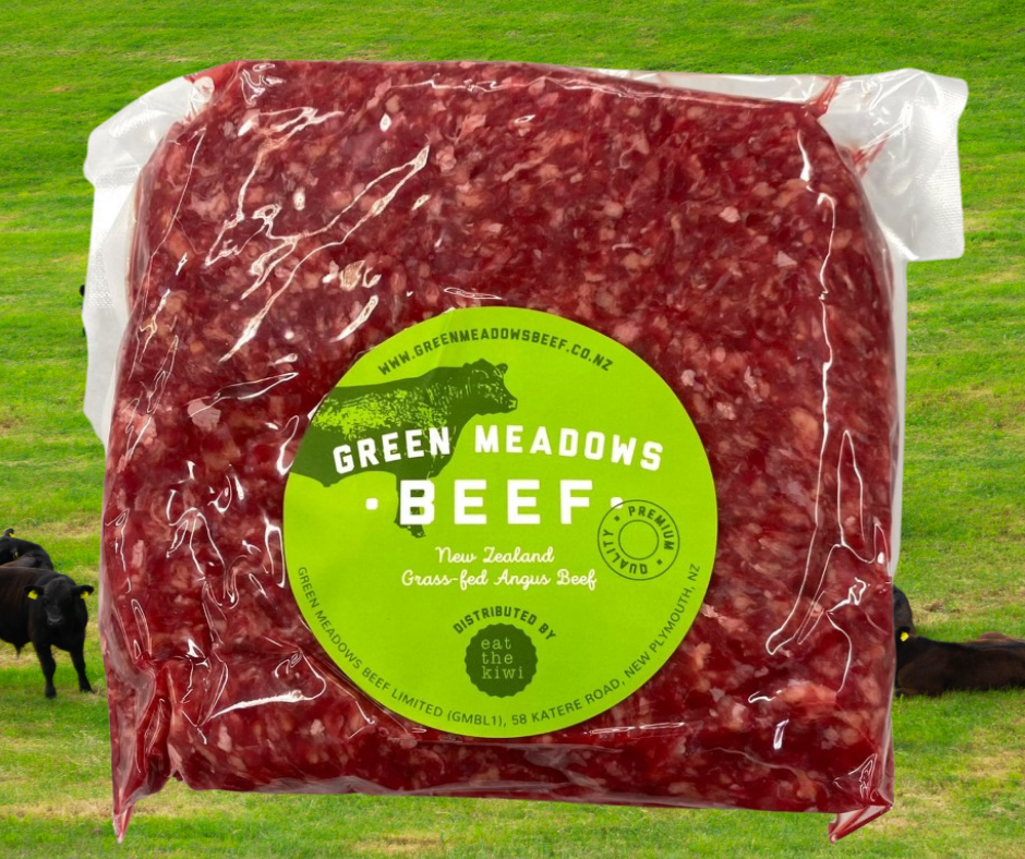 NZ Green Meadows Prime Steer Angus  Beef Mince 1KG