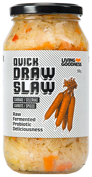 Living Goodness Sauerkraut Quick Draw Slaw 500g