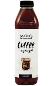Barkers Caramel coffeee syrup 1L