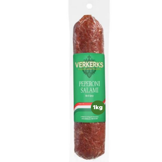 Verkerks Pepperoni Salami 1kg Roll